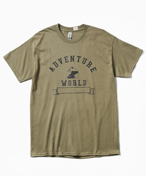 YOUNG&OLSEN The DRYGOODS STORE（ヤングアンドオルセン）の「【YOUNG&OLSEN The DRYGOODS STORE】YOUNG&OLSEN The DRYGOODS STORE プリントTシャツ（Tシャツ/カットソー・レディース・オレンジ/ブラック/オリーブ・W/ML）」の2枚目の写真