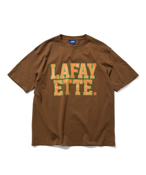 LFYT(エルエフワイティー)の「LFYT ラファイエット【Lafayette】- 半袖Tシャツ【LINE BREAK TEE LS260108】(Tシャツ/カットソー・メンズ・ホワイト/グリーン/ブラウン・X-LARGE/LARGE/XX-LARGE/MEDIUM)」の2枚目の写真