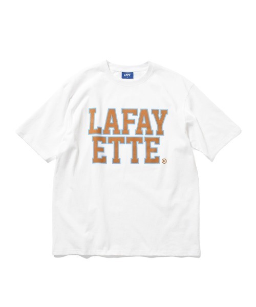 LFYT(エルエフワイティー)の「LFYT ラファイエット【Lafayette】- 半袖Tシャツ【LINE BREAK TEE LS260108】(Tシャツ/カットソー・メンズ・ホワイト/グリーン/ブラウン・X-LARGE/LARGE/XX-LARGE/MEDIUM)」の1枚目の写真
