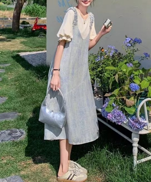 AMAJI(アマジ)の「キャミソール ワンピース + トップス(ワンピース・レディース・マルチ・SMALL/MEDIUM/LARGE/X-LARGE)」の4枚目の写真
