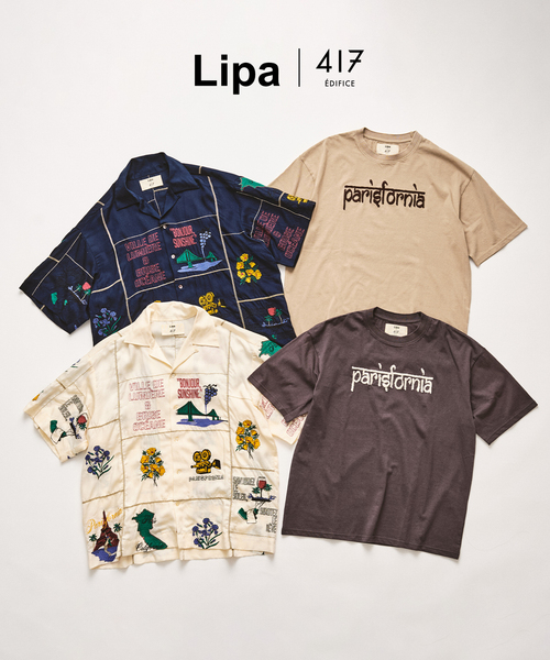 417 EDIFICE(フォーワンセブンエディフィス)の「LIPA×417 エンブロイダリーシャツ(シャツ/ブラウス・メンズ・アイボリー/ネイビー・LARGE/MEDIUM/SMALL)」の6枚目の写真