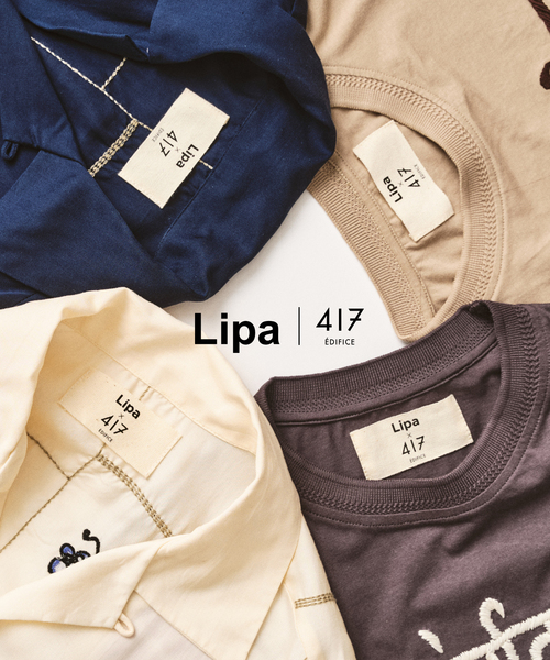 417 EDIFICE(フォーワンセブンエディフィス)の「LIPA×417 エンブロイダリーシャツ(シャツ/ブラウス・メンズ・アイボリー/ネイビー・LARGE/MEDIUM/SMALL)」の7枚目の写真