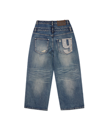 AKM CROS2 Denim Pants (Black)（デニムパンツ）｜AAKAM（アーカム）の