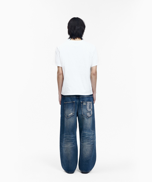 AAKAM(アーカム)の「Double Layer Denim Pants (Blue)(デニムパンツ・レディース・その他・1/2)」の15枚目の写真