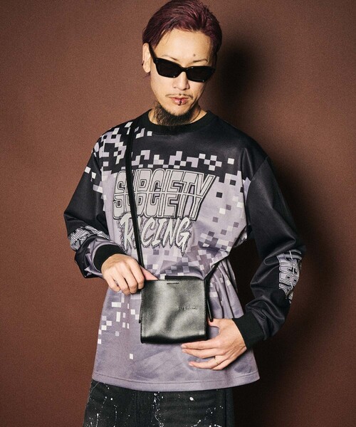 Subciety（サブサエティ）の「Black album sacoche（ショルダーバッグ・メンズ・ブラック・FREE）」の3枚目の写真