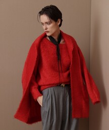 allureville - アルアバイル コットンモダールリブロングカーディガン allureville（アルアバイル）の「コットンモダールリブロング