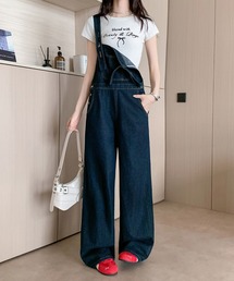 デニムサロペット
