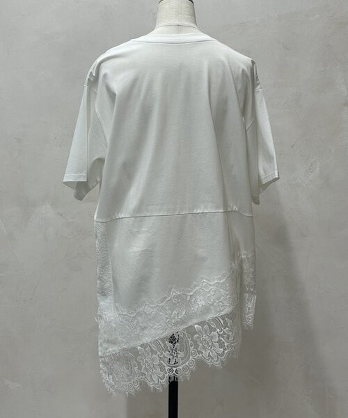 Jena espace merveilleux(ジェナ エスパスメルヴェイユ)の「裾レース切替カットソー(Tシャツ/カットソー・レディース・ベージュ/ブラック/オフホワイト・FREE)」の12枚目の写真