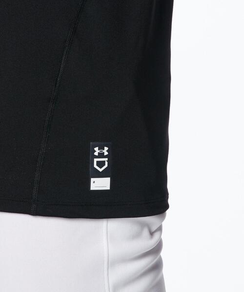 UNDER ARMOUR（アンダーアーマー）の「UAヒートギア コンフォート フィッティド スリーブレス クルーネック シャツ（ベースボール/メンズ）（Tシャツ/カットソー・メンズ・ブラック・L/2XL/3XL/XL）」の5枚目の写真