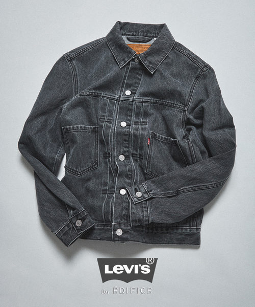Levi's(リーバイス)の「Levi’s(リーバイス) 別注 2nd Type トラッカー ジャケット(デニムジャケット・メンズ・チャコールグレー・XX-LARGE/X-LARGE/LARGE/MEDIUM/SMALL/X-SMALL)」の1枚目の写真