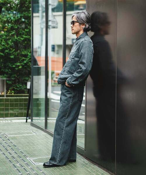 Levi's(リーバイス)の「Levi’s(リーバイス) 別注 2nd Type トラッカー ジャケット ASH BLACK(デニムジャケット・メンズ・チャコールグレー・XX-LARGE/X-LARGE/LARGE/MEDIUM/SMALL/X-SMALL)」の7枚目の写真