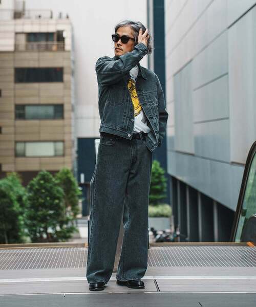 Levi's(リーバイス)の「Levi’s(リーバイス) 別注 2nd Type トラッカー ジャケット ASH BLACK(デニムジャケット・メンズ・チャコールグレー・XX-LARGE/X-LARGE/LARGE/MEDIUM/SMALL/X-SMALL)」の14枚目の写真