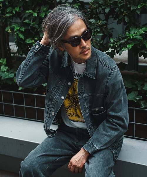 Levi's(リーバイス)の「Levi’s(リーバイス) 別注 2nd Type トラッカー ジャケット ASH BLACK(デニムジャケット・メンズ・チャコールグレー・XX-LARGE/X-LARGE/LARGE/MEDIUM/SMALL/X-SMALL)」の15枚目の写真