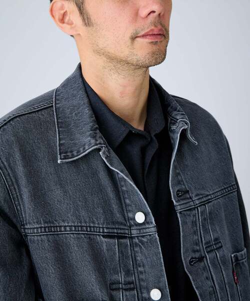 Levi's(リーバイス)の「Levi’s(リーバイス) 別注 2nd Type トラッカー ジャケット ASH BLACK(デニムジャケット・メンズ・チャコールグレー・XX-LARGE/X-LARGE/LARGE/MEDIUM/SMALL/X-SMALL)」の18枚目の写真