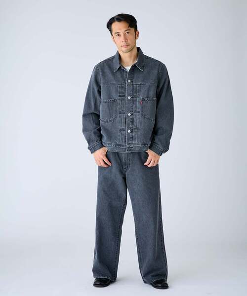 Levi's(リーバイス)の「Levi’s(リーバイス) 別注 2nd Type トラッカー ジャケット ASH BLACK(デニムジャケット・メンズ・チャコールグレー・XX-LARGE/X-LARGE/LARGE/MEDIUM/SMALL/X-SMALL)」の19枚目の写真