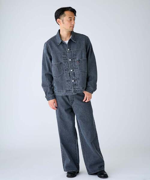 Levi's(リーバイス)の「Levi’s(リーバイス) 別注 2nd Type トラッカー ジャケット ASH BLACK(デニムジャケット・メンズ・チャコールグレー・XX-LARGE/X-LARGE/LARGE/MEDIUM/SMALL/X-SMALL)」の20枚目の写真