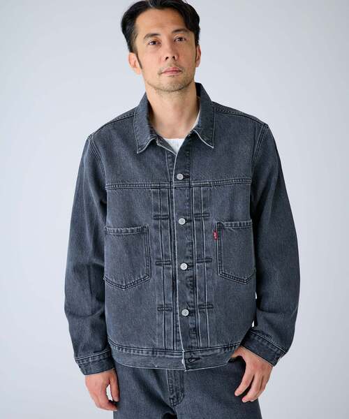 Levi's(リーバイス)の「Levi’s(リーバイス) 別注 2nd Type トラッカー ジャケット ASH BLACK(デニムジャケット・メンズ・チャコールグレー・XX-LARGE/X-LARGE/LARGE/MEDIUM/SMALL/X-SMALL)」の21枚目の写真