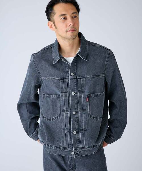 Levi's(リーバイス)の「Levi’s(リーバイス) 別注 2nd Type トラッカー ジャケット ASH BLACK(デニムジャケット・メンズ・チャコールグレー・XX-LARGE/X-LARGE/LARGE/MEDIUM/SMALL/X-SMALL)」の22枚目の写真