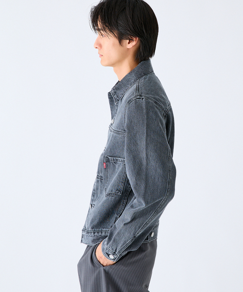 Levi's(リーバイス)の「Levi’s(リーバイス) 別注 2nd Type トラッカー ジャケット(デニムジャケット・メンズ・チャコールグレー・XX-LARGE/X-LARGE/LARGE/MEDIUM/SMALL/X-SMALL)」の15枚目の写真