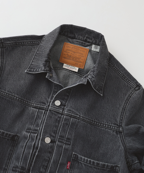 Levi's(リーバイス)の「Levi’s(リーバイス) 別注 2nd Type トラッカー ジャケット(デニムジャケット・メンズ・チャコールグレー・XX-LARGE/X-LARGE/LARGE/MEDIUM/SMALL/X-SMALL)」の6枚目の写真