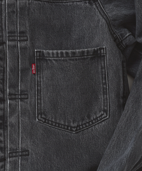 Levi's(リーバイス)の「Levi’s(リーバイス) 別注 2nd Type トラッカー ジャケット(デニムジャケット・メンズ・チャコールグレー・XX-LARGE/X-LARGE/LARGE/MEDIUM/SMALL/X-SMALL)」の8枚目の写真
