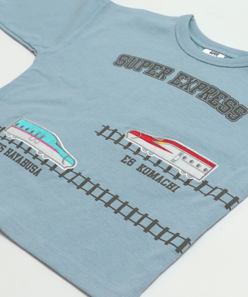 chil2(チルツー)の「〈JR新幹線〉 長袖Tシャツ(Tシャツ/カットソー・キッズ・サックスブルー/クリーム/チャコールグレー・130cm/120cm/110cm/100cm/90cm)」の15枚目の写真