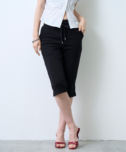 セール】Slit Capri Pocket Pants / スリットカプリパンツ ポケット