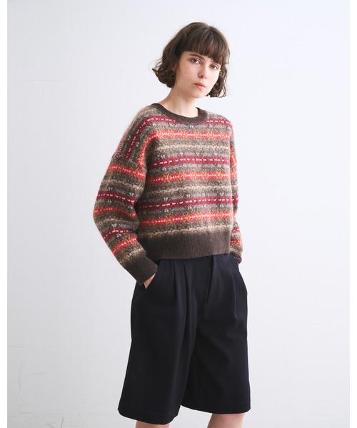 Traditional Weatherwear(トラディショナルウェザーウェア)の「UNIONSLACKS 313(スラックス・レディース・ネイビー/ブラウン・XS/S)」の3枚目の写真