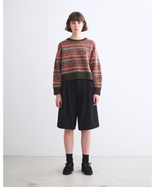 Traditional Weatherwear(トラディショナルウェザーウェア)の「UNIONSLACKS 313(スラックス・レディース・ネイビー/ブラウン・XS/S)」の4枚目の写真