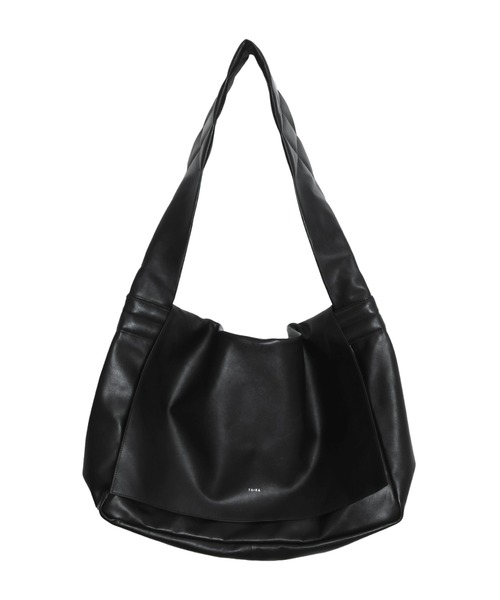 YArKA（ヤーカ）の「【YArKA/ヤーカ】real leather Huge messenger bag [abgm3] / ヒュージメッセンジャーバッグ（メッセンジャーバッグ・レディース・ブラック・FREE）」の3枚目の写真
