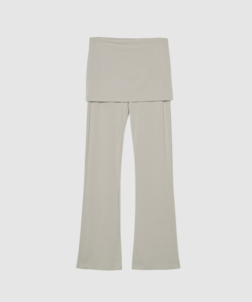 AENE(エイネ)の「フォールディッドブーツカットパンツ(ネイビー)(その他パンツ・レディース・ネイビー/ベージュ/ブラック・SMALL/MEDIUM)」の4枚目の写真