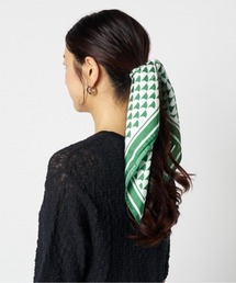 Faliero Sarti(ファリエロサルティ)の「<FalieroSarti> SILK SCARF A WAVE PRINT / シルク スカーフ A ウェーブ プリント(バンダナ/スカーフ)」