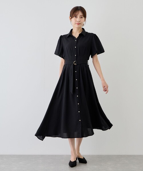Jayro(ジャイロ)の「ウエストタックシャツワンピース(シャツ/ブラウス・レディース・ブルー系その他4/ネイビー/ブラック/チャコールグレー・M)」の13枚目の写真