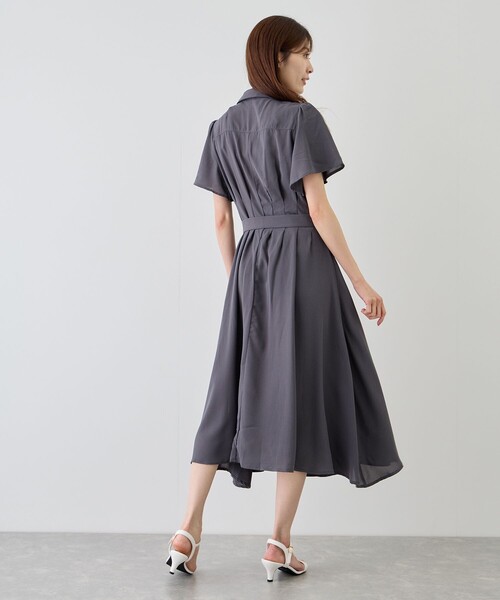 Jayro(ジャイロ)の「ウエストタックシャツワンピース(シャツ/ブラウス・レディース・ブルー系その他4/ネイビー/ブラック/チャコールグレー・M)」の22枚目の写真