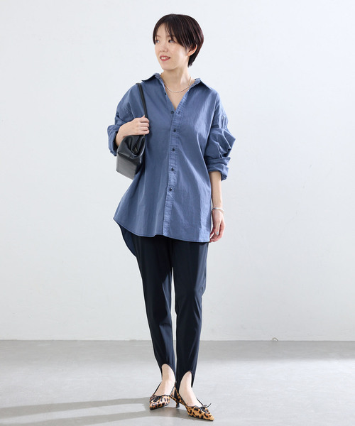IENA(イエナ)の「《一部店舗限定》ハイストレッチトレンカ(その他パンツ・レディース・ブラック・38/36)」の17枚目の写真
