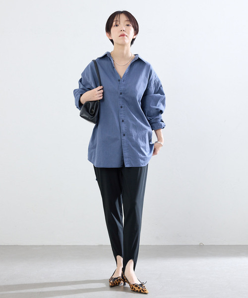 IENA(イエナ)の「《一部店舗限定》ハイストレッチトレンカ(その他パンツ・レディース・ブラック・38/36)」の8枚目の写真