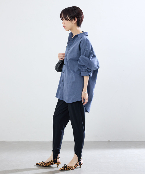 IENA(イエナ)の「《一部店舗限定》ハイストレッチトレンカ(その他パンツ・レディース・ブラック・38/36)」の9枚目の写真