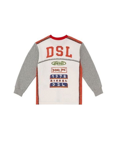 DIESEL(ディーゼル)の「キッズ プルオーバースウェット SQUIN(スウェット・キッズ・ホワイト系その他・4Y/6Y/8Y/10Y/12Y/14Y)」の2枚目の写真