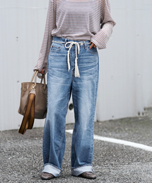 FRAMeWORK | BIG JOHN×BETTER THAN GOOD SLEEK WIDE LEG デニム(デニムパンツ)
