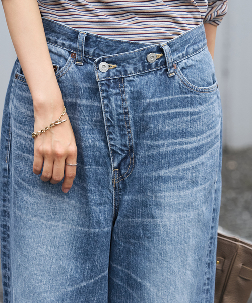 FRAMeWORK(フレームワーク)の「BIG JOHN×BETTER THAN GOOD SLEEK WIDE LEG デニム(デニムパンツ・レディース・ブルー・MEDIUM/SMALL)」の10枚目の写真