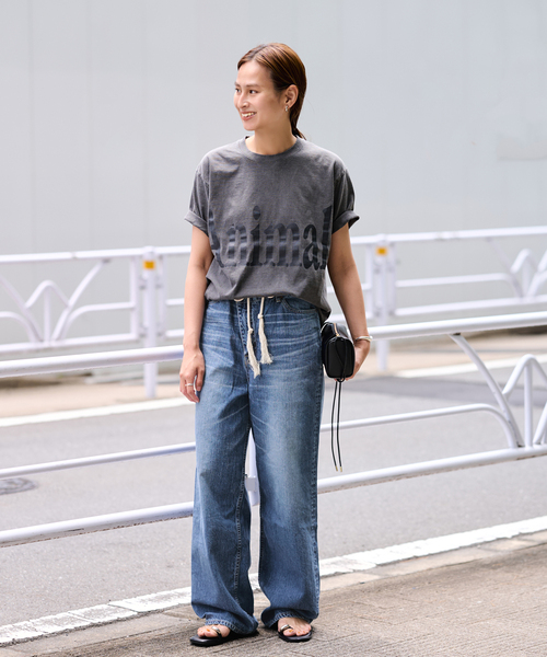 FRAMeWORK(フレームワーク)の「BIG JOHN×BETTER THAN GOOD SLEEK WIDE LEG デニム(デニムパンツ・レディース・ブルー・MEDIUM/SMALL)」の12枚目の写真