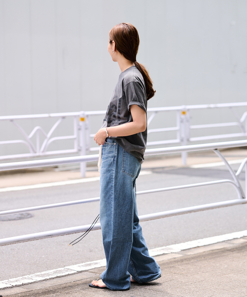 FRAMeWORK(フレームワーク)の「BIG JOHN×BETTER THAN GOOD SLEEK WIDE LEG デニム(デニムパンツ・レディース・ブルー・MEDIUM/SMALL)」の13枚目の写真