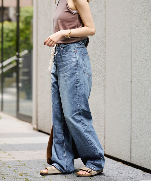 FRAMeWORK(フレームワーク)の「BIG JOHN×BETTER THAN GOOD SLEEK WIDE LEG デニム(デニムパンツ・レディース・ブルー・MEDIUM/SMALL)」の12枚目の写真