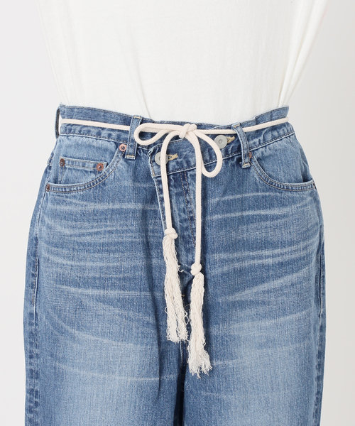 FRAMeWORK(フレームワーク)の「BIG JOHN×BETTER THAN GOOD SLEEK WIDE LEG デニム(デニムパンツ・レディース・ブルー・MEDIUM/SMALL)」の20枚目の写真
