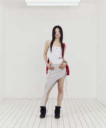RIFLE CARGO SKIRT / GRAY