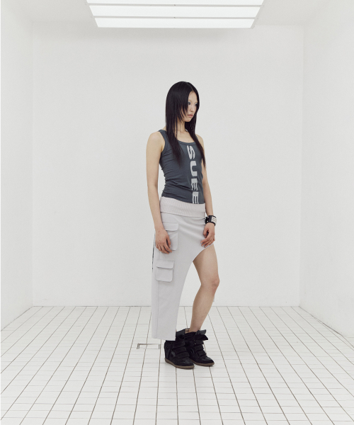 SETUP-EXE(セットアップイーエックスイー)の「RIFLE CARGO SKIRT / GRAY(スカート・レディース・その他・OS)」の5枚目の写真
