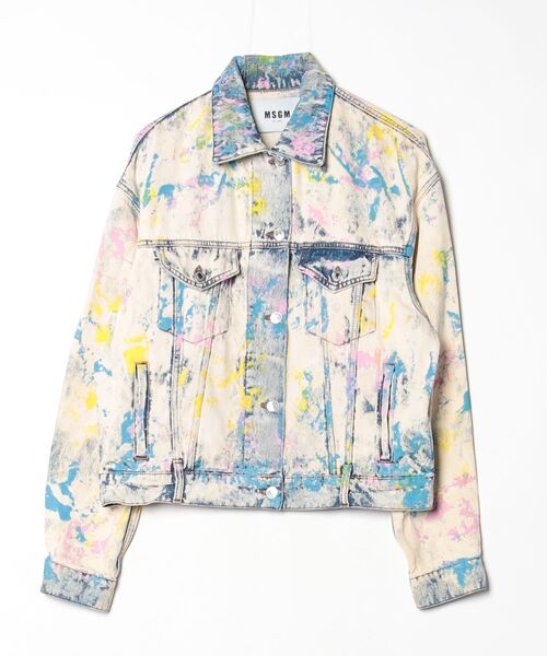 ブランド古着】MSGM｜エムエスジーエムのデニムジャケット（ホワイト