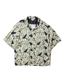 TOWNCRAFT / PRINTED LOOP COLLAR SS SHIRT