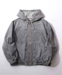Denim Zip Hoodie/デニムパーカー デニムジャケット ブルゾン フルジップパーカー フーディー