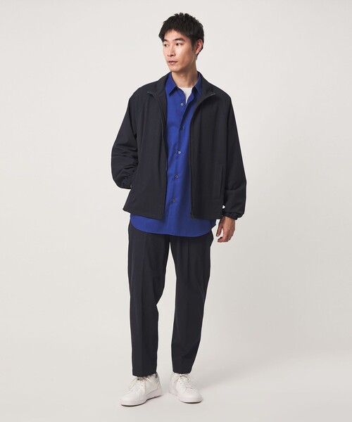 green label relaxing(グリーンレーベルリラクシング)の「FREELITCH スタンド ブルゾン -2WAYストレッチ-(ブルゾン・メンズ・ネイビー/ダークグリーン/ブラック・XL/L/M/S)」の7枚目の写真
